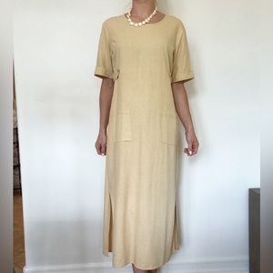 Vintage Butter yellow Dress